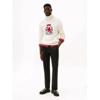 Tommy Hilfiger Denton Flex pánske rovné Chinos nohavice čierne Tommy Hilfiger Denton Flex pánske rovné Chinos nohavice čierne