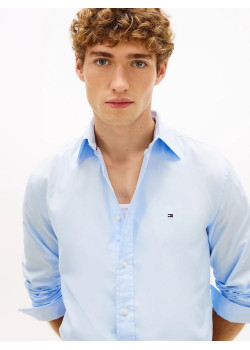 Tommy Hilfiger pánska košeľa z popelínu svetlomodrá