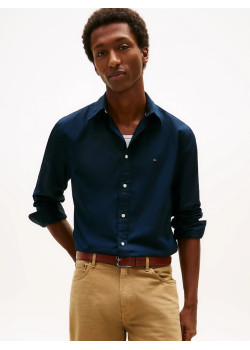 Tommy Hilfiger pánska košeľa z popelínu tmavomodrá