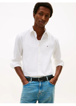 Tommy Hilfiger pánska košeľa z popelínu biela