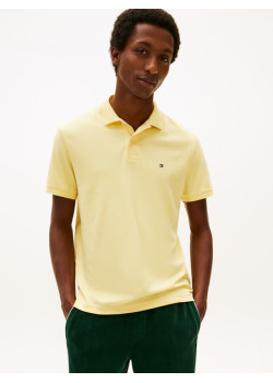 Tommy Hilfiger pánska polokošeľa s výšivkou žltá