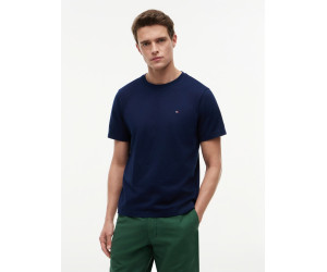 Tommy Hilfiger pánske tričko s jemnou výšivkou tmavomodré Tommy Hilfiger pánske tričko s jemnou výšivkou tmavomodré