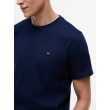 Tommy Hilfiger pánske tričko s jemnou výšivkou tmavomodré Tommy Hilfiger pánske tričko s jemnou výšivkou tmavomodré