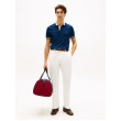 Tommy Hilfiger polokošeľa s kontrastným golierom modrá