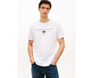 Tommy Hilfiger pánske tričko s logom biele