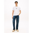 Tommy Hilfiger pánske tričko s logom biele Tommy Hilfiger pánske tričko s logom biele
