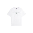 Tommy Hilfiger pánske tričko s logom biele Tommy Hilfiger pánske tričko s logom biele