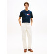 Tommy Hilfiger pánske tričko s NYC logom modré Tommy Hilfiger pánske tričko s NYC logom modré
