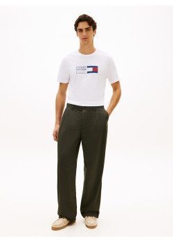 Tommy Hilfiger pánske tričko s NYC logom biele