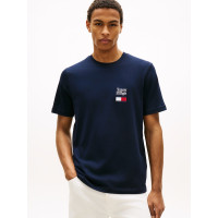 Tommy Hilfiger tričko s vyšívaným logom Regular modré Tommy Hilfiger tričko s vyšívaným logom Regular modré