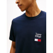 Tommy Hilfiger tričko s vyšívaným logom Regular modré Tommy Hilfiger tričko s vyšívaným logom Regular modré