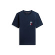 Tommy Hilfiger tričko s vyšívaným logom Regular modré Tommy Hilfiger tričko s vyšívaným logom Regular modré