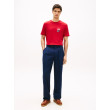 Tommy Hilfiger tričko s vyšívaným logom Regular červené Tommy Hilfiger tričko s vyšívaným logom Regular červené