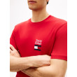 Tommy Hilfiger tričko s vyšívaným logom Regular červené Tommy Hilfiger tričko s vyšívaným logom Regular červené