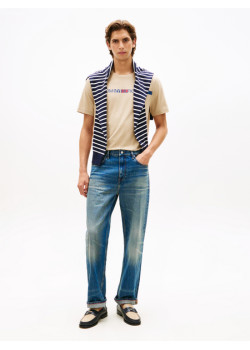Tommy Hilfiger pánske tričko Brand Love béžová