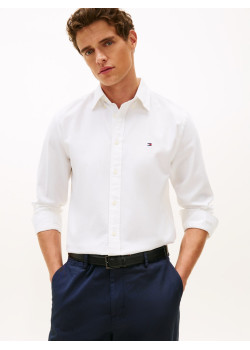 Tommy Hilfiger košeľa TH Flex Dobby biela