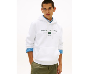 Tommy Hilfiger mikina s kapucňou Logo Terry biela Tommy Hilfiger mikina s kapucňou Logo Terry biela