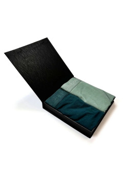Bamboo Basics Rico 2-pack boxerky zelené
