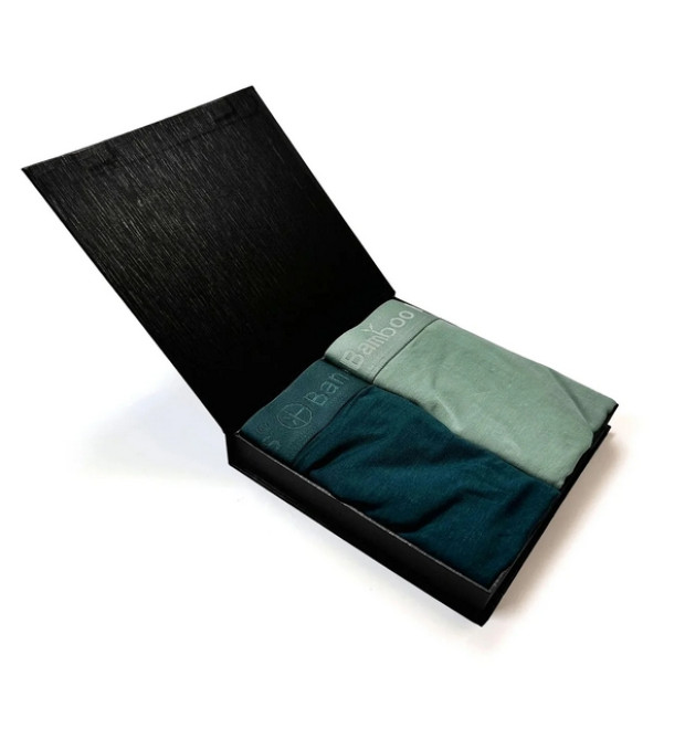 Bamboo Basics Rico 2-pack boxerky zelené