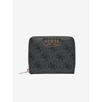 Guess peňaženka Laurel 4G Logo mini sivá Guess peňaženka Laurel 4G Logo mini sivá