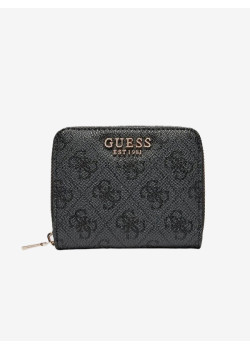 Guess peňaženka Laurel 4G Logo mini sivá