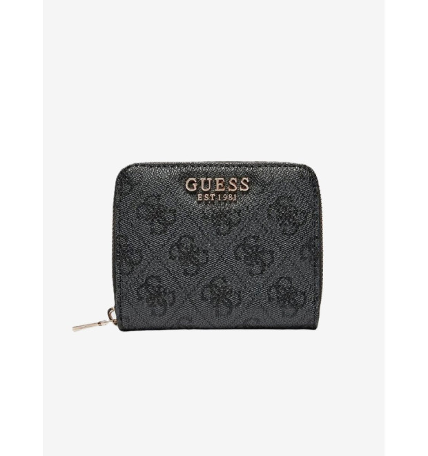 Guess peňaženka Laurel 4G Logo mini sivá Guess peňaženka Laurel 4G Logo mini sivá