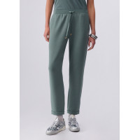 Liu Jo Scuba Nohavice Slim Fit zelené