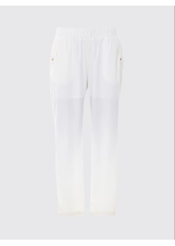Liu Jo Slim-Fit nohavice s lemom biele