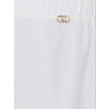 Liu Jo Slim-Fit nohavice s lemom biele Liu Jo Slim-Fit nohavice s lemom biele