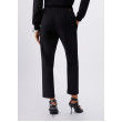 Liu Jo Slim-Fit nohavice s lemom čierne