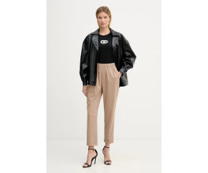 Liu Jo Slim-Fit nohavice s lemom béžové
