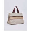Liu Jo priestranná shopper kabelka béžová