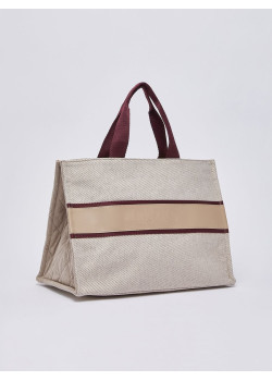 Liu Jo priestranná shopper kabelka béžová