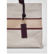 Liu Jo priestranná shopper kabelka béžová