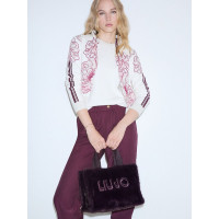 Liu Jo teddy kabelka Small Tote fialová
