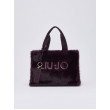 Liu Jo teddy kabelka Small Tote fialová