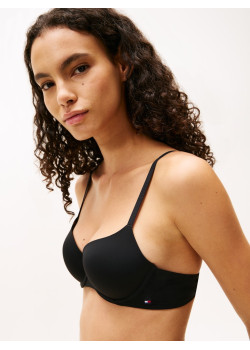 Tommy Hilfiger podprsenka Essential Microfibre Demi čierna