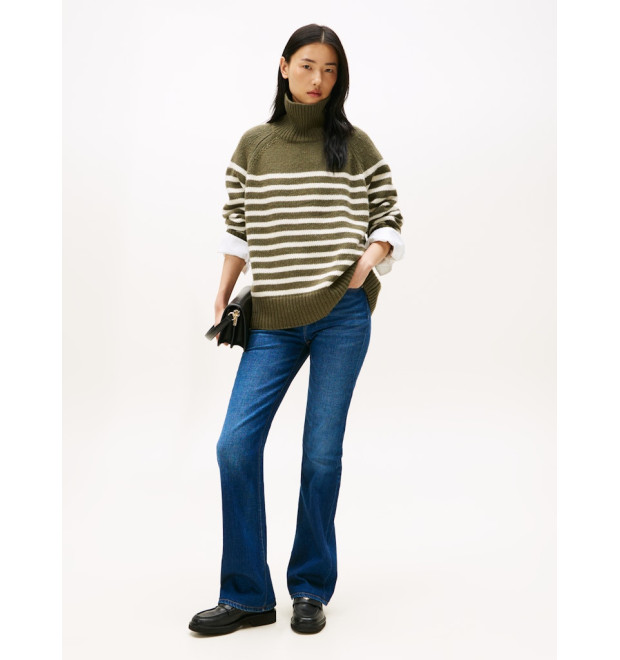 Tommy Hilfiger bootcut dámske rifle tmavomodré Tommy Hilfiger bootcut dámske rifle tmavomodré