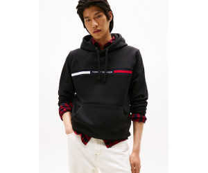 Tommy Hilfiger pánska mikina s výrazným prvkom čierna