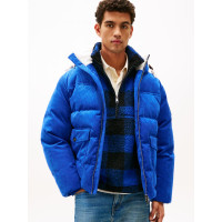 Tommy Hilfiger pánska zimná menčestrová bunda modrá Tommy Hilfiger pánska zimná menčestrová bunda modrá