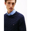 Tommy Hilfiger pánsky sveter modrý Tommy Hilfiger pánsky sveter modrý