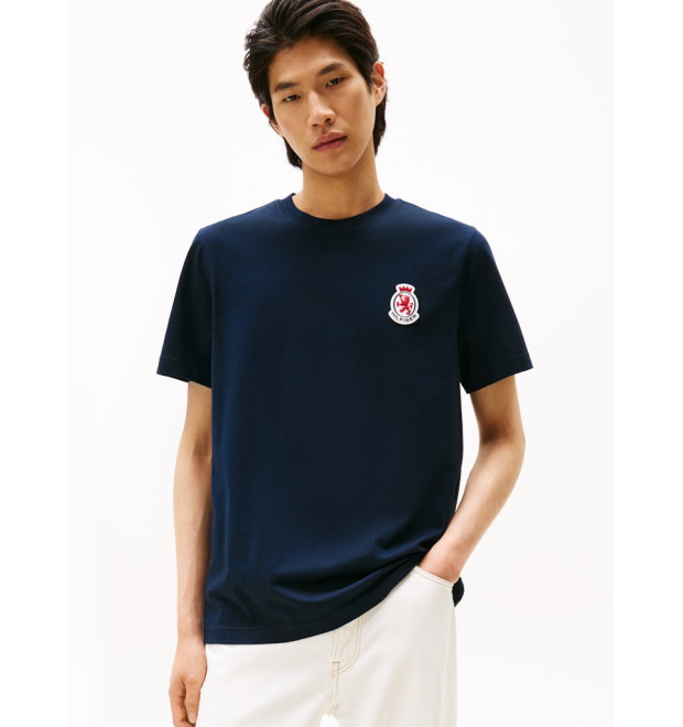 Tričko Tommy Hilfiger MW0MW40024DW5 Modrá Tričko Tommy Hilfiger MW0MW40024DW5 Modrá