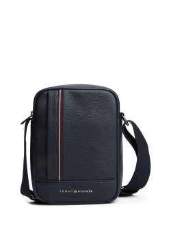 Tommy Hilfiger Metal Logo Crossbody Reporter taška modrá