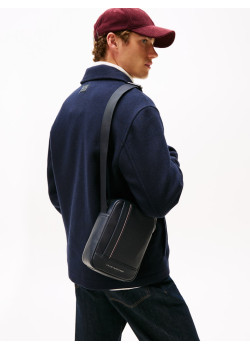 Tommy Hilfiger Metal Logo Crossbody Reporter taška modrá