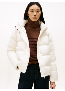 Tommy Hilfiger dámska zimná páperová bunda biela