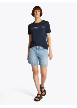 Tommy Hilfiger dámske krátke rifľové nohavice modré