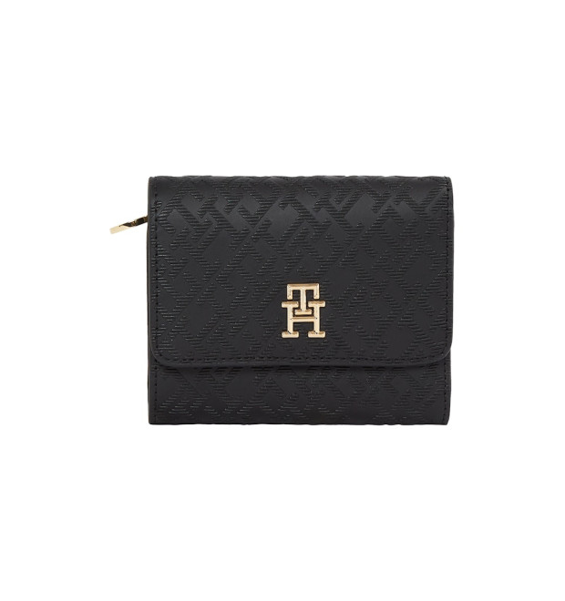 Peňaženka Tommy Hilfiger AW0AW17257BDS Čierna Peňaženka Tommy Hilfiger AW0AW17257BDS Čierna