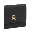 Peňaženka Tommy Hilfiger AW0AW17257BDS Čierna Peňaženka Tommy Hilfiger AW0AW17257BDS Čierna