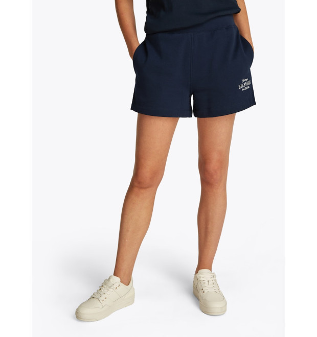Tommy Hilfiger dámske bavlnené kraťasy modré Tommy Hilfiger dámske bavlnené kraťasy modré