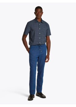 Tommy Hilfiger pánske ľanové nohavice modré